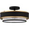 Quoizel Lockwood 3-Light Earth Black Semi-Flush Mount QSF5572EK - alternate 4